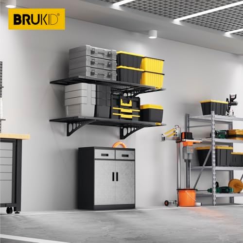 1.64x4ft adjustable rail wall garage storage shelf, for shown in use