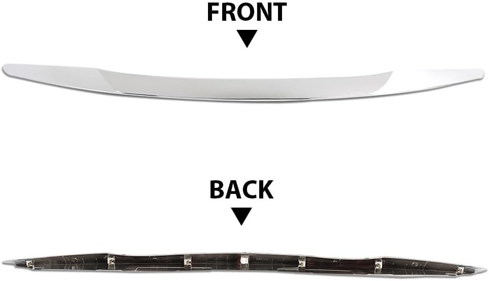 PIT66 Front Grille Hood Moulding Fit Hyun.dai Sonata 2011-2013 Chrome Trim | Grill Fit Hyun.dai Sonata GL, GLS, Limited, SE (2011-2013) and 2.0T, 2.0T Limited (2011-2012). Replaces 863553S101, HY1235101