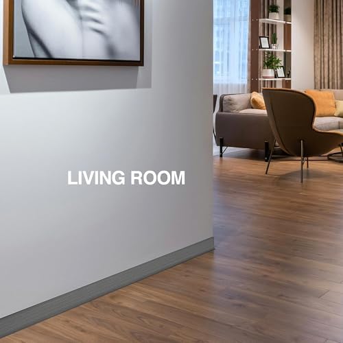 grey walnut wall molding trim 3 inch x, side view