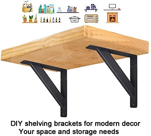heavy duty shelf brackets countertop support brackets,10"x10"corbels shelf, front angle view