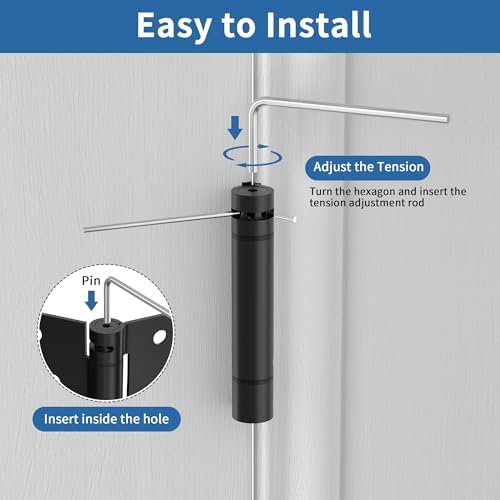 4 inch self closing door hinges, spring hinges showing dimensions