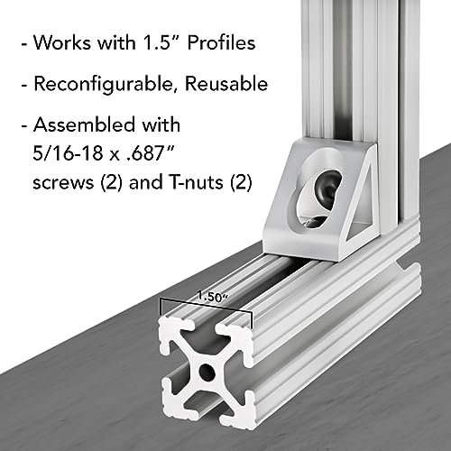 8020, 4332, 15 series, 2 hole aluminum inside, side view