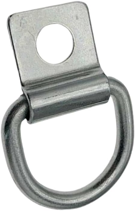 Galvanized Iron D Loop Tie Down Pull Hook for Towing Hitch Trailer Axles Warehouse Cargo Security