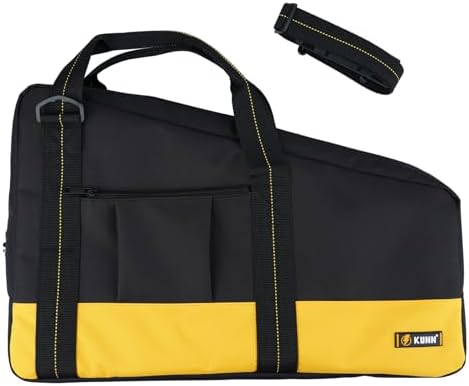 kunn shoulder framing nailer bag with dual lockable, view 9