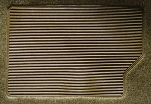 Replacement Auto Carpet Floor Liner - Molded Cutpile - fits 1980-1996 Ford F-150 Extended Cab 2WD Automatic Gas (Black)