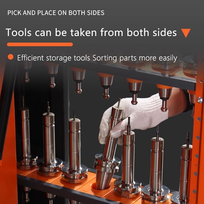CNC Tool Holder Vertical Drawer Cabinet, CNC Tool Storage System Material - Image 4