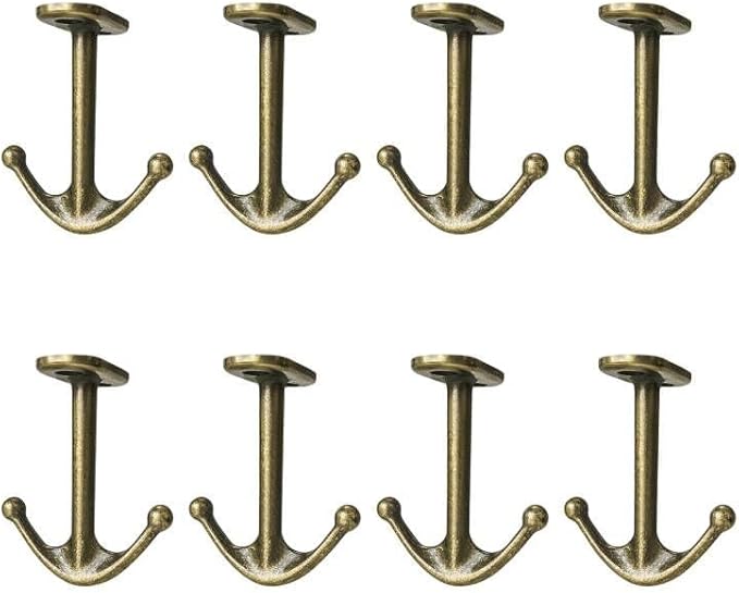 Ball Two Prong Ceiling Hook for Closet Top Bathroom Kitchen Cabinet Garage Pack - Image 2