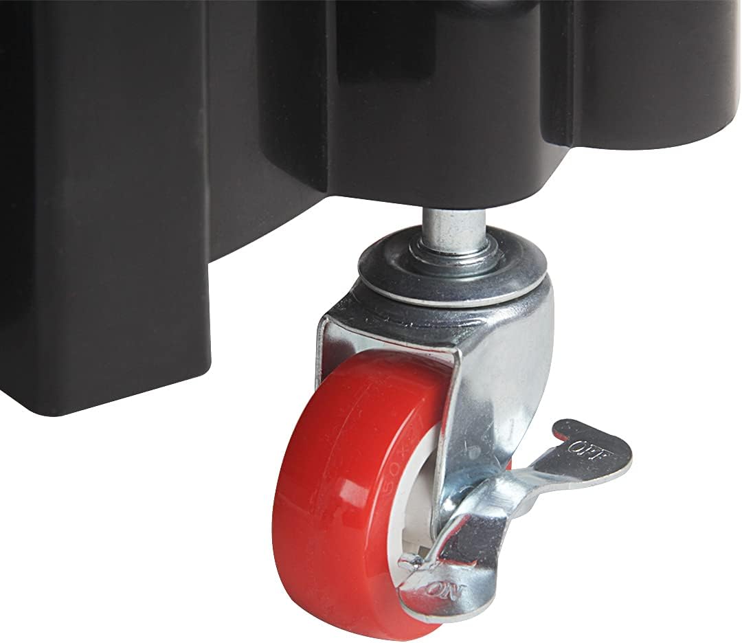LCGP Bucket Dolly 5 Gallon Car Wash Professional Detailing Bucket Dolly with Heavy Duty Wheel Casters, Black