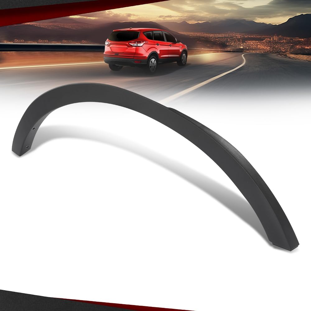 Rear Passenger Side Fender Trim Wheel Arch Molding Compatible with Ford Escape 2013-2016 CJ5Z78290A60AA, FO1791116