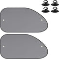 2PCS Car Window Sun Shades, Side Window UV Protection Cover with Suction Cups, Baby Kids Privacy Mesh Heat Blocker, Auto Sunshade for Cars Trucks SUV Glare Reduction Interior Accessories