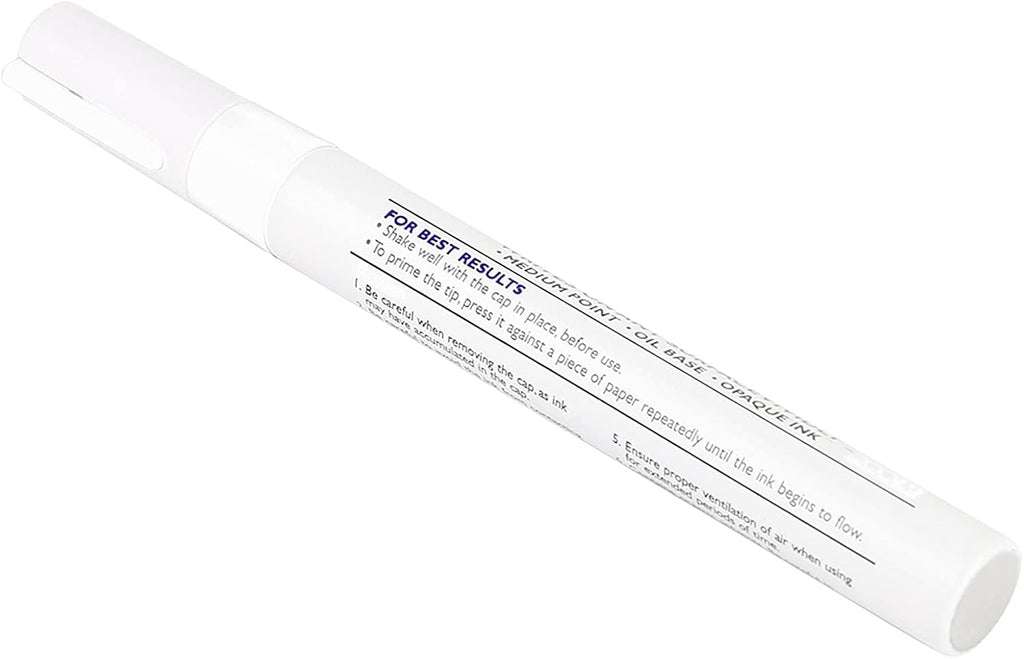 1 pcs Waterproof Car Tire Paint Pen Professional Marking Pencil for Auto Wheels(White)