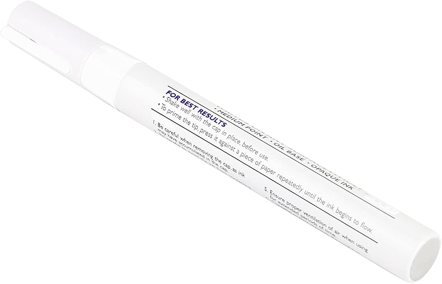 1 pcs Waterproof Car Tire Paint Pen Professional Marking Pencil for Auto Wheels(White)