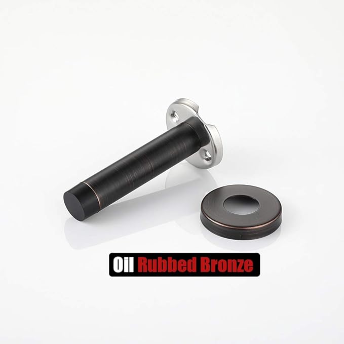 JQK Door Stopper Oil Rubbed Bronze, 304 Stainless Steel Thicken 1mm Sound - Image 9