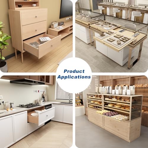 vadania #bk54 20" undermount drawer slide, soft close, view 9