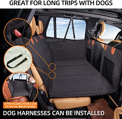 yjgf hard bottom dog car seat cover for, close-up detail