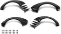 ANDPLAY 4PCS Fender Flares with Front Canards Compatible with Chevy Camaro ZL1 Only 2010 2011 2012 2013 2014 2015 MB Style Black