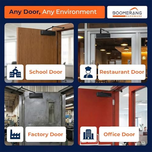 boomerang d9016 extra heavy-duty designer auto commercial door showing dimensions