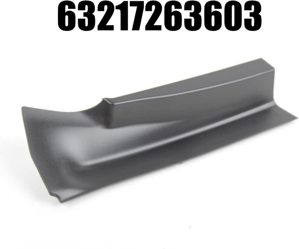 Replacement Left Tail Light Cover for BMW X3 F25 2011-2017, Black Plastic Trim Compatible with OEM 63217263603