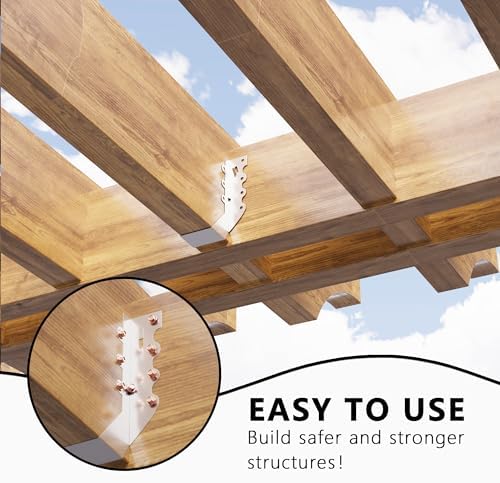 2x6 joist hangers with screws, galvanized face mount, side view