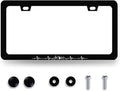 Mountain License Plate Frame Mountains Heartbeat License Plate Holder Colorful by MUAWUOIK