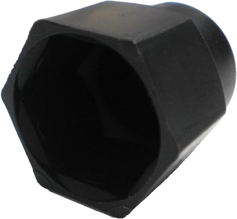 5-Pack 13/16" Black Nylon Lug Nut Covers – Snap-On Protective Caps for Trailer, Camper, Travel Truck Wheels – Fits Standard 13/16" Lug Nuts – Corrosion & Dirt Protection