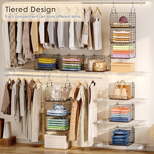 capacity upgrade edition deeper 4'' 5 tier foldable shown in use