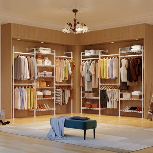 onbrill h3 expandable wall mounted closet system, heavy, close-up detail