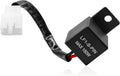 LED Flasher Relay 2-Pin, FIX Motorcycle Turn Signal Flasher Relay Flash Rate Wiring Connectors Kit