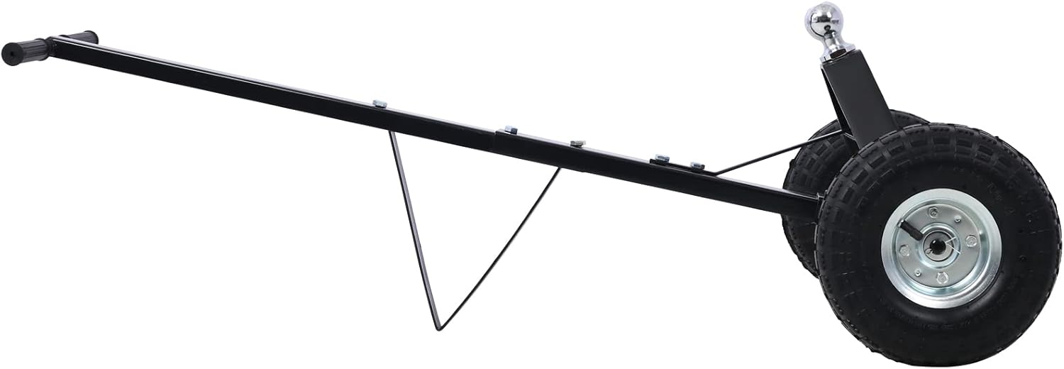 Heavy-Duty Trailer Dolly with Pneumatic Tires - Effortless 600 Lb. Capacity Handling, Corrosion-Resistant Steel, for Boats, Utility, and Jet Scooter Trailers