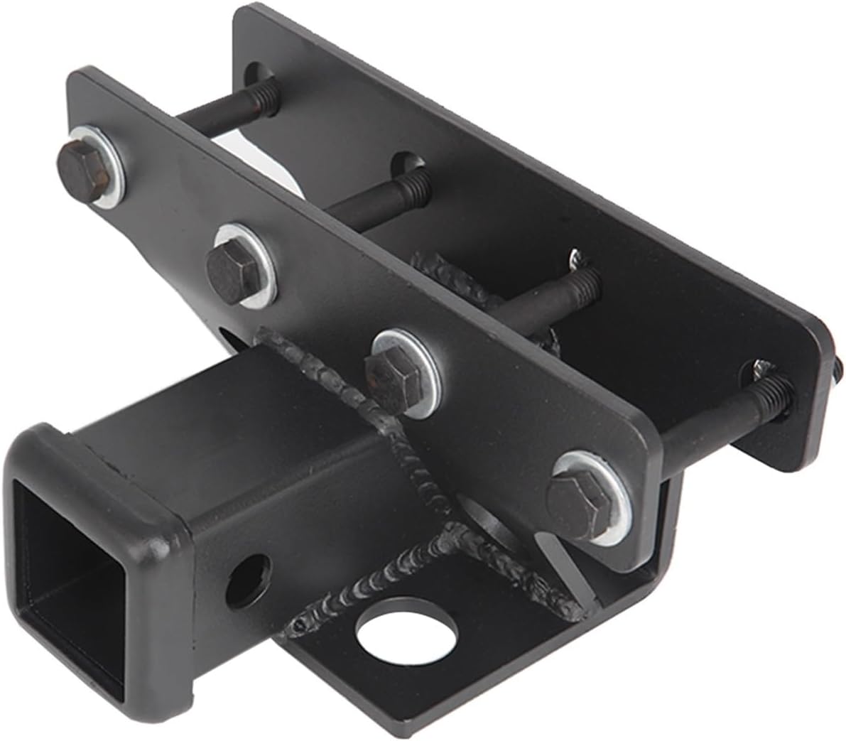 Adjustable Trailer Hitch Car Rear Bumper Trailer Hitch Receiver Tow Hitch Ball Mount with Hook