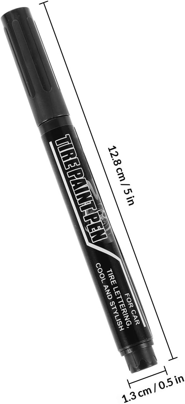 ibasenice 3pcs Car Tire Marking Paint Pens Oil-based Tire Markers Resistant to Peeling and Wear and Creative Marking