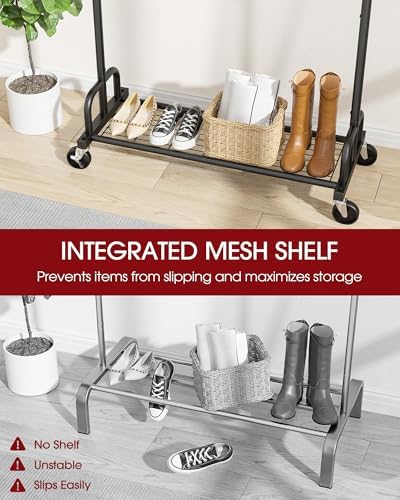 sakugi clothes rack - large-capacity clothing racks for, package contents