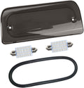 3rd Third Brake Light Lens Smoked Cover with Seal Gasket Extended Cab Only Compatible with 1994-2003 Chevy S10 GMC Sonoma 1997-2000 Isuzu Hombre High Mount Stop Lamp Assembly