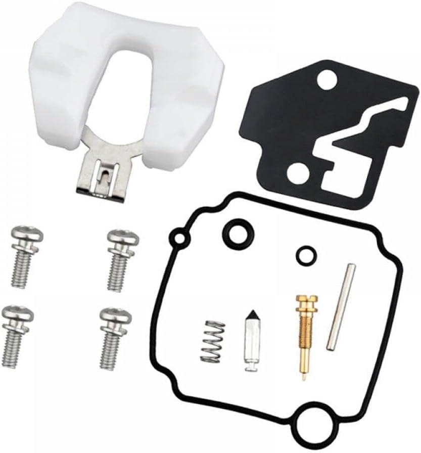 66M-W0093 Carburetor Repair Kit Compatible With Marine Parts Outboard Engine Models 9.9 15 4 Stroke For Part Number 66M-W0093-01 802706A 18-7738