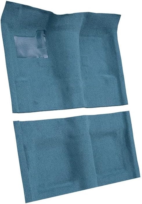 Replacement Auto Carpet Floor Liner - Molded Loop - fits 1969-1972 Chevrolet Nova 2 Door Automatic Manual Bench Seat (Black)