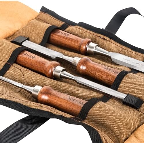 4-piece wood chisel set for woodworking, sharp cr-v, package contents