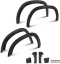 CNNELL Factory Style Fender Flares 4Pcs Compatible with Dodge Ram 1500 2019-2024, Not Fit 1500 Classic & Rebel & TRX Models Wheel Fender Arch Molding Trim Set Black
