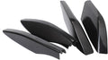 Rooftop Cargo Carrier 4Pcs Replacement Luggage Roof Rack Bar Rail End Protective Cover Shell Caps Trim for Lexus for GX470 2003-2008 2009 Roof Racks Boxes