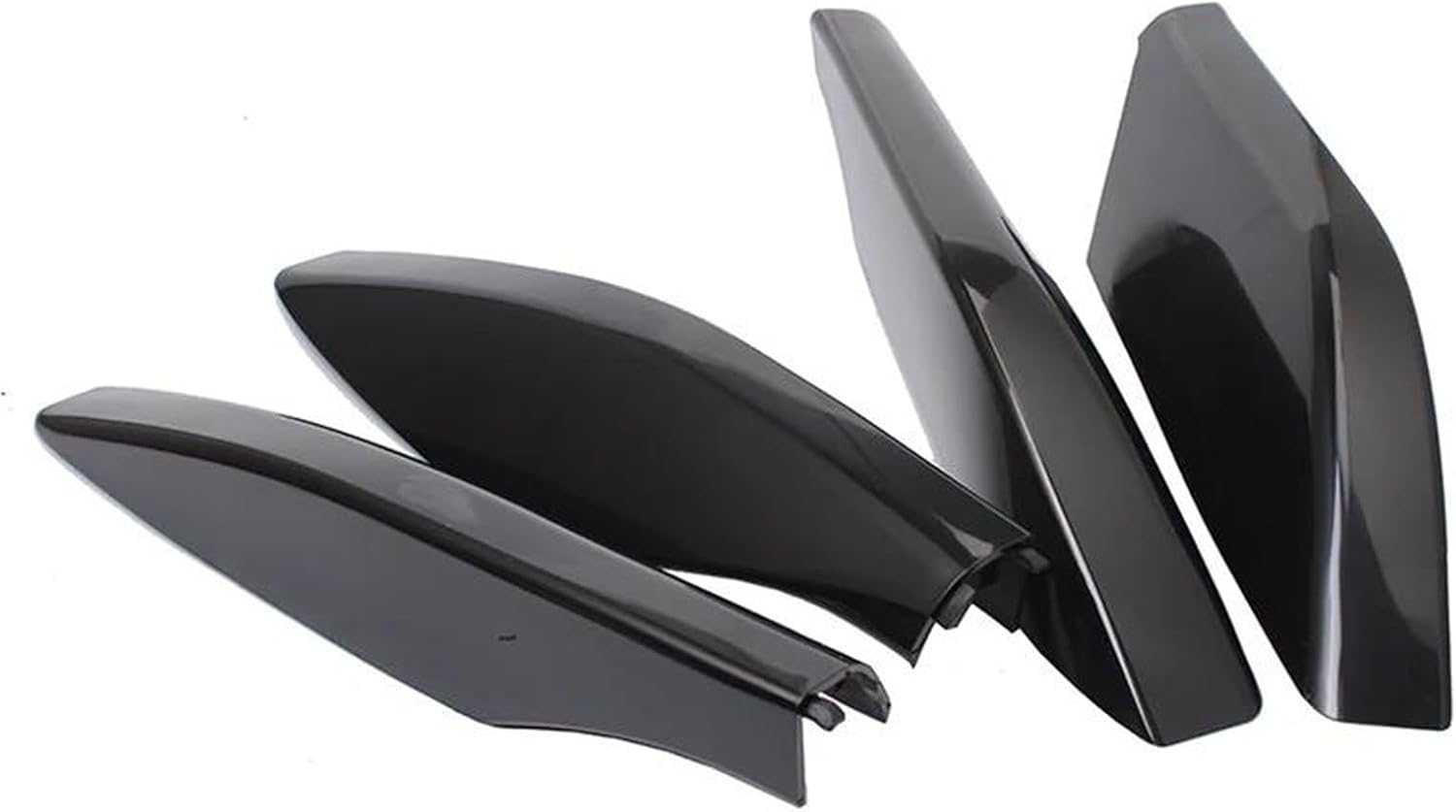 Rooftop Cargo Carrier 4Pcs Replacement Luggage Roof Rack Bar Rail End Protective Cover Shell Caps Trim for Lexus for GX470 2003-2008 2009 Roof Racks Boxes