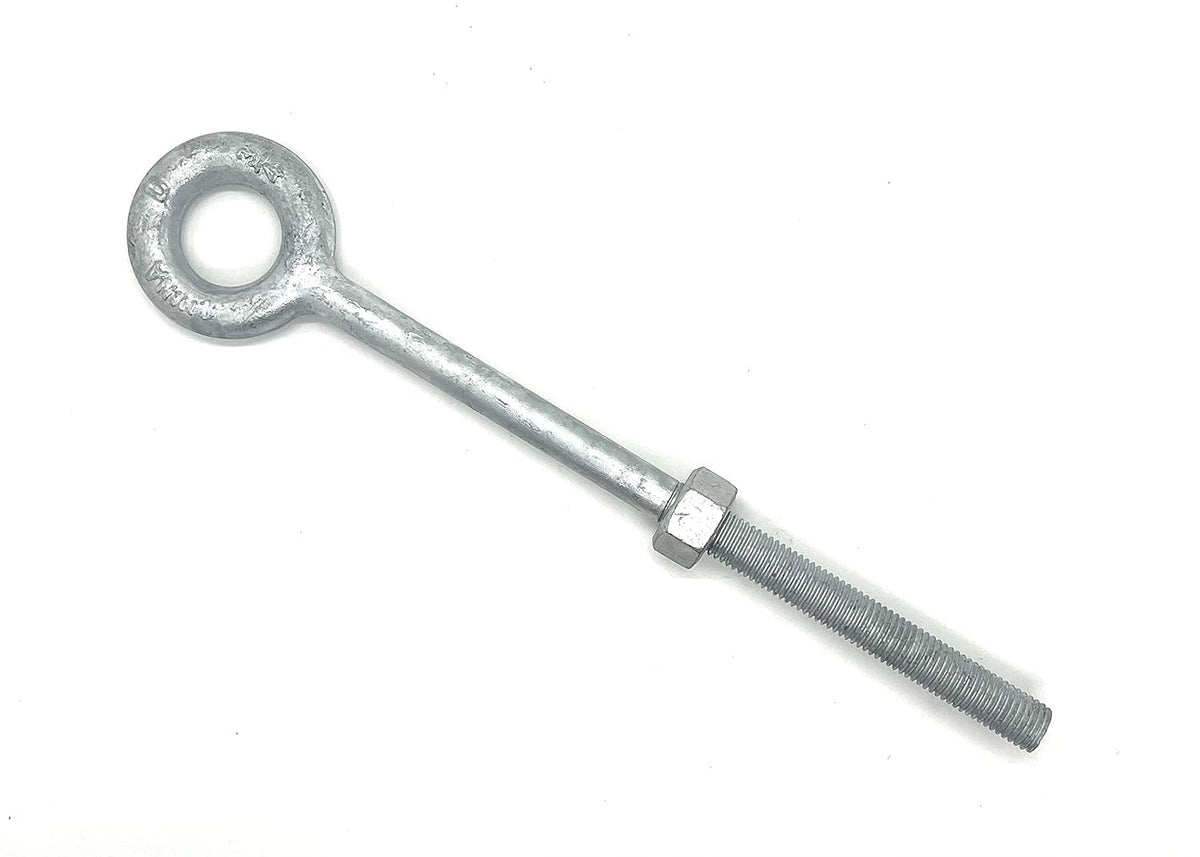 hot dip galvanized forged steel eyebolts, 3/4"" stem, main product view