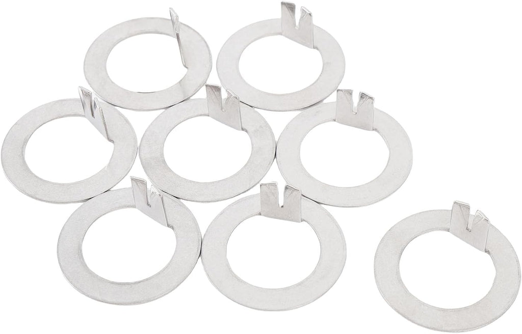 8PCS 1 Inch Trailer Wheel Spindle Washer fit for EZ Lube 2000 to 7000 Lbs Axles, Stainless Steel D Shaped Spindle Nut Locking Washers for Hub and Drum Maintenance, Towing Security