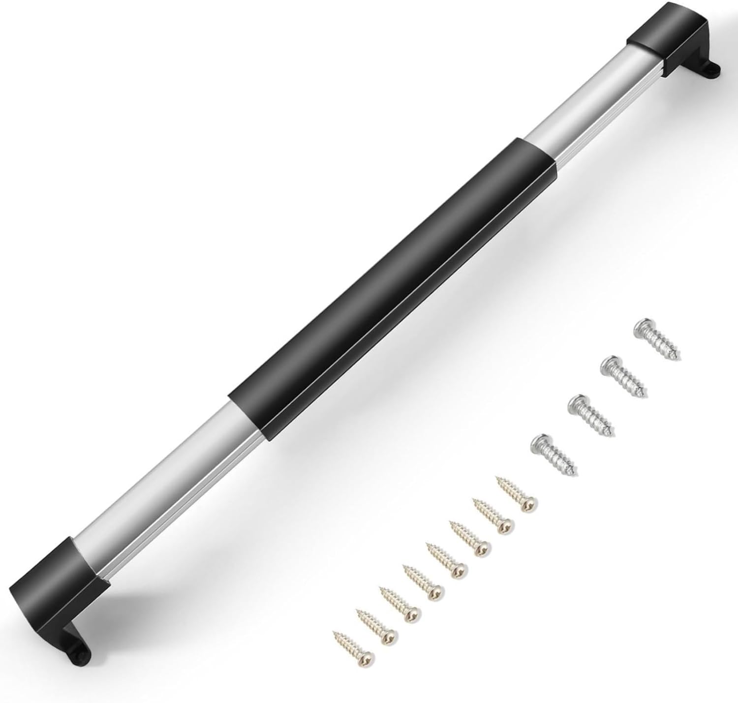 Freeboy RV Screen Door Handle Grab Bar Camper Screen Door Handle Adjustable from 21-5/8 to 28-5/8 Inch Cross Bar Handle Suitable for Most RVs Aluminum