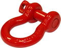 Smittybilt 13047R D-Ring Shackle 3/4" Threaded Pin 4.75 Ton Rating Red