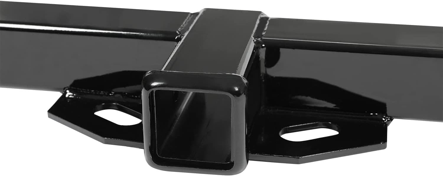 KUAFU 2 Inch Class 3 Trailer Hitch Compatible with 1996-2023 Chevrolet Express 1500 2500 3500 GMC Savana 1500 2500 3500 Towing Hitch Mount Receiver