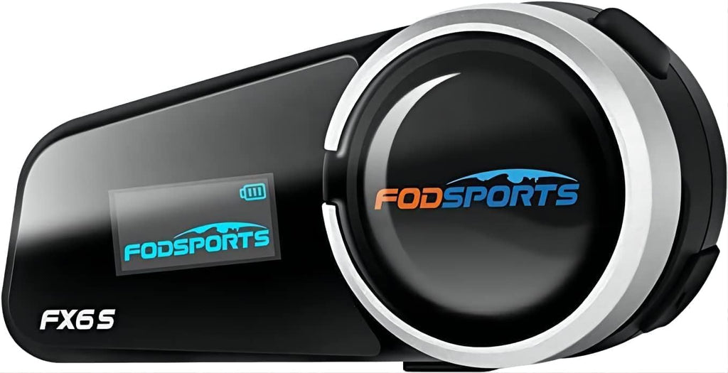 Fodsports FX6S Motorcycle Helmet Bluetooth, 1000m Motorbike Intercom Bluetooth