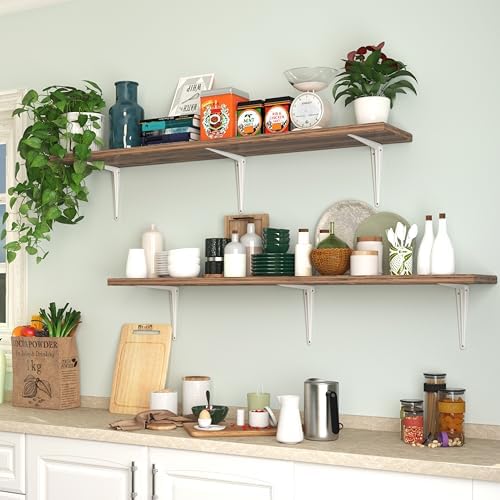 shelf brackets 10 inch, white metal brackets for shown in use