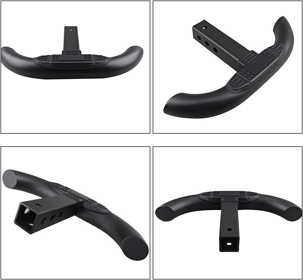 Chelhead Rear Hitch Step Fits for Trucks SUV 2 Inch Towing Receiver | Heavy-Duty, Anti-Slip Pad, Universal, Rear Bumper Mount Compatible with Trucks Chevy (Chevrolet) Ford Toyota Dodge RAM Jeep