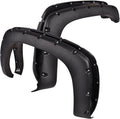 G-PLUS Fender Flares Wheel Flares Textured Pocket Rivet | Compatible with 99-06 Chevy Silverado GMC Sierra 1500 2500 3500 & HD (07 Classic models Only) Only Fit Fleetside 78.0"