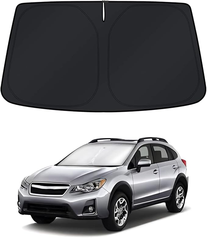 KUST Windshield Sun Shade for Subaru XV Crosstrek 2013–2017 Window Shade Sun by KUST