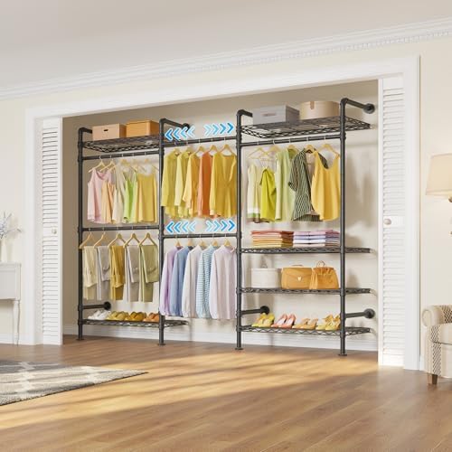timate f3 garment rack heavy duty clothes rack, close-up detail